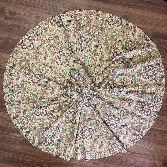 Vintage 1950s Novelty Boot Print Strapless Fit and Flare Midi Dress - Picture 8 of 10